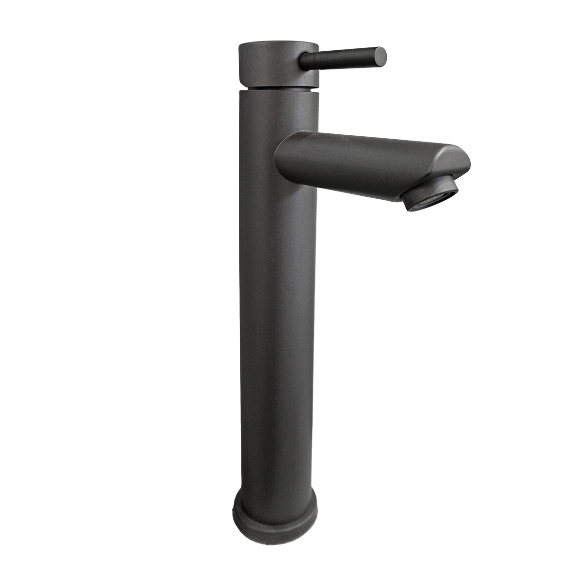 Griferia De Lavatorio Modelo Palito 31cm. Acero Ceniza 