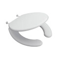 TAPA PARA INODORO MODELO ESPACIO BLANCO (HDF) CON HERRAJES PLÁSTICOS Tapa Para Inodoro Modelo Espacio Blanco (hdf) Con Herrajes Plásticos