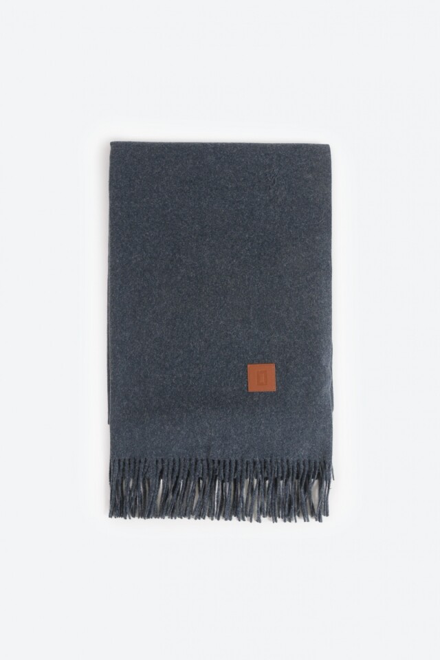 Pashmina clásica azul