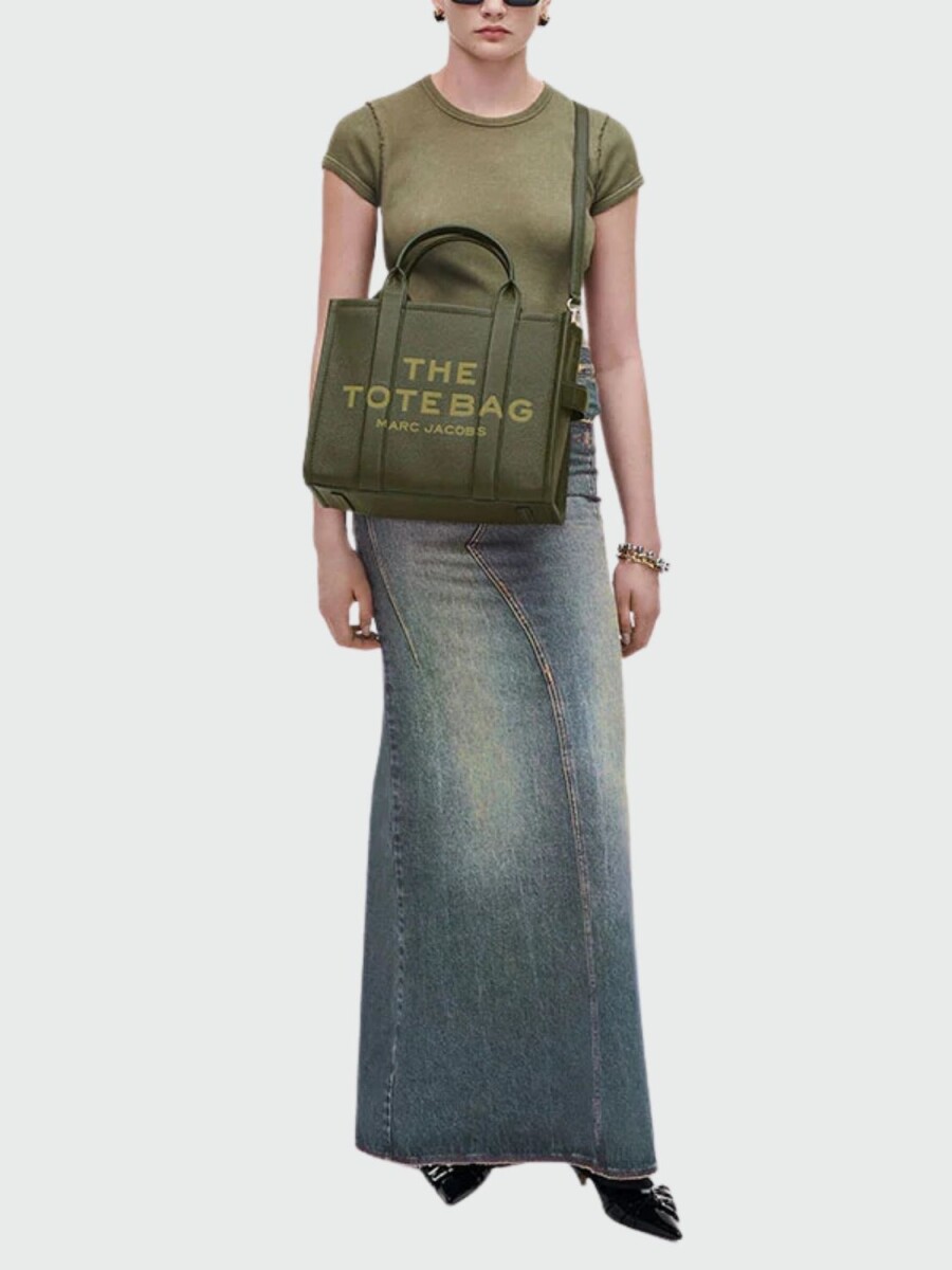 Marc jacobs - The Tote Bag, mediano de cuero - Verde 