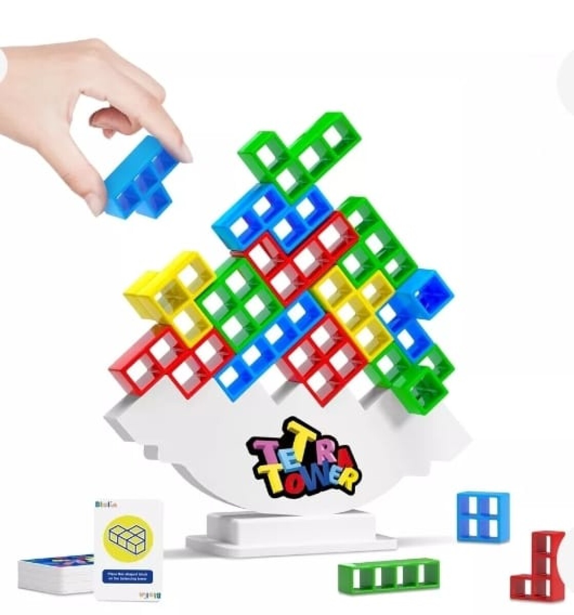 Juego Didáctico Torre Tetris Equilibrio 16 Piezas 