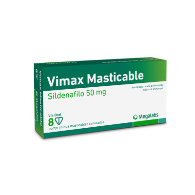 Vimax Masticable 50 Mg. 8 Comp. Vimax Masticable 50 Mg. 8 Comp.