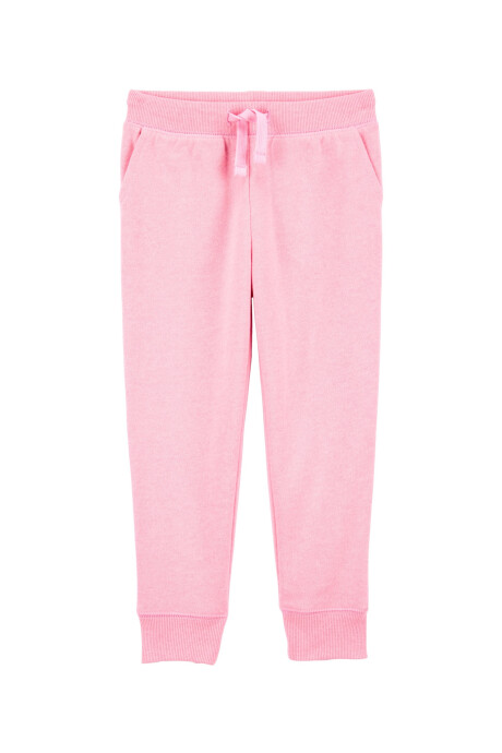 Pantalón deportivo de algodón, rosado Sin color