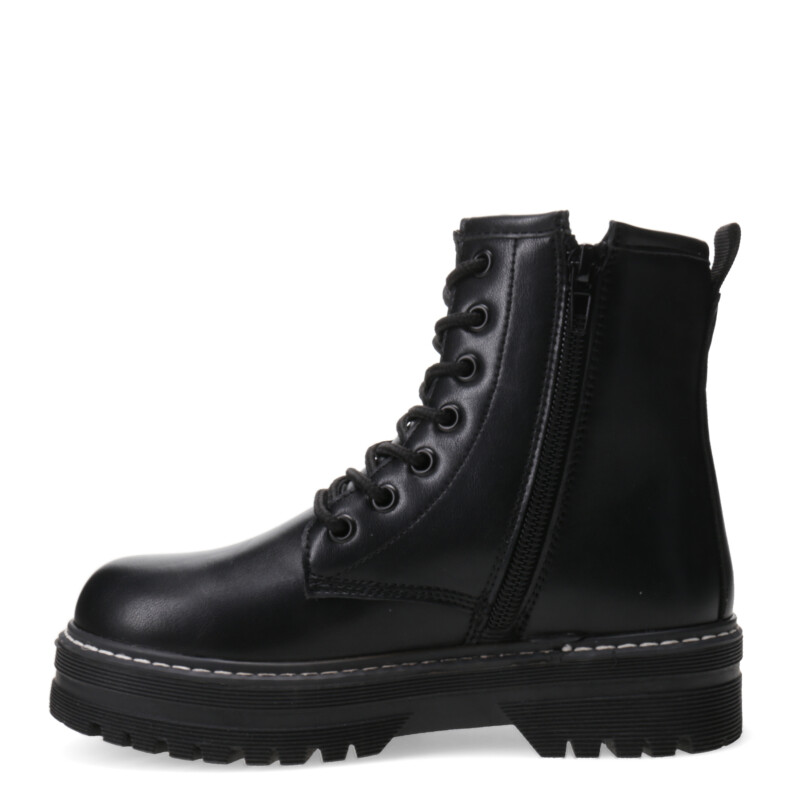 Bota de Niña MINI Miss Carol LEAVEN acordonada Negro