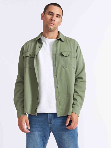 SOBRECAMISA FINN VERDE MILITAR