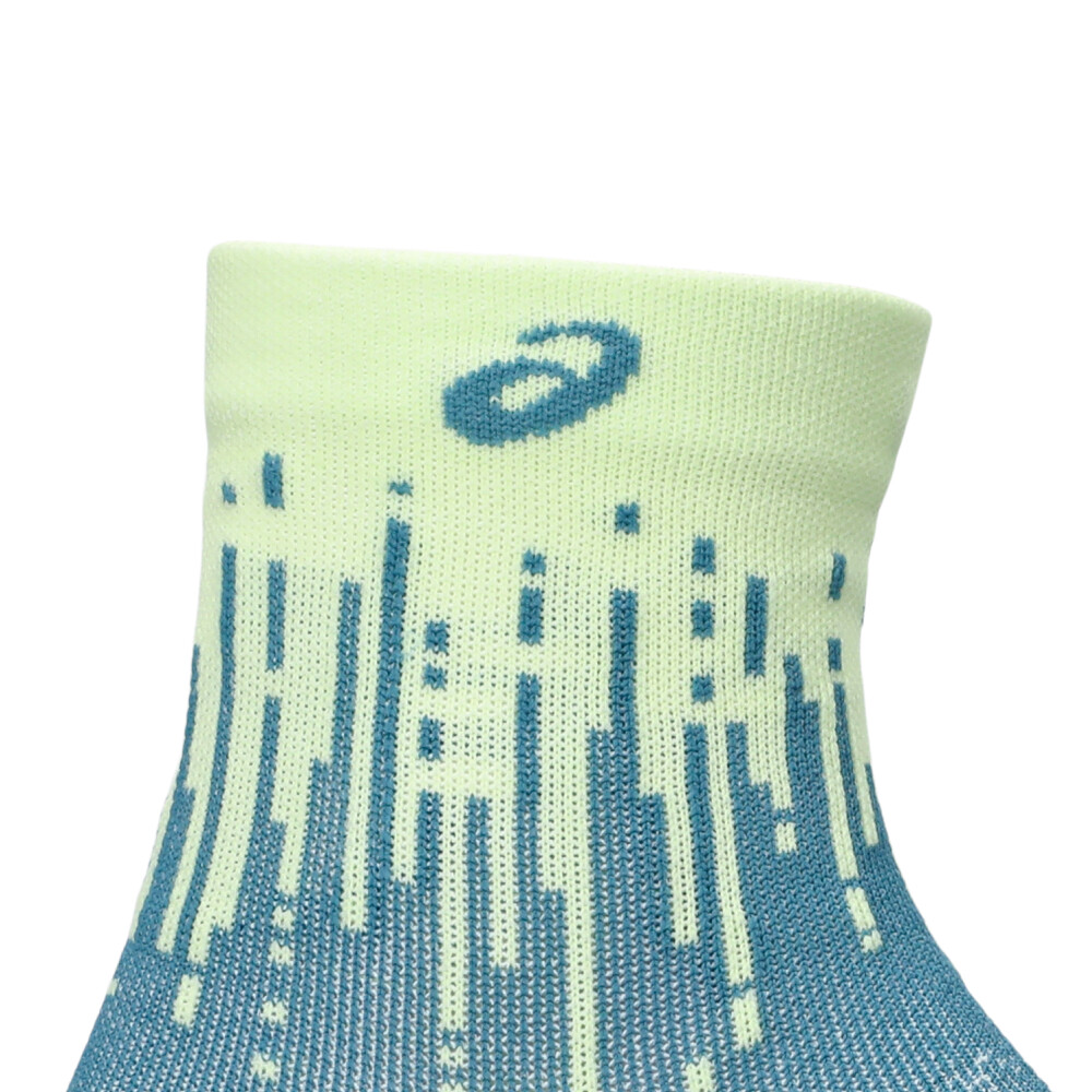 Medias Running Performance Run Sock Quarter Unisex Illuminate Yellow/foggy Teal