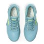 GEL Challenger 14 Clay - Mujer Gris Blue/safety Yellow