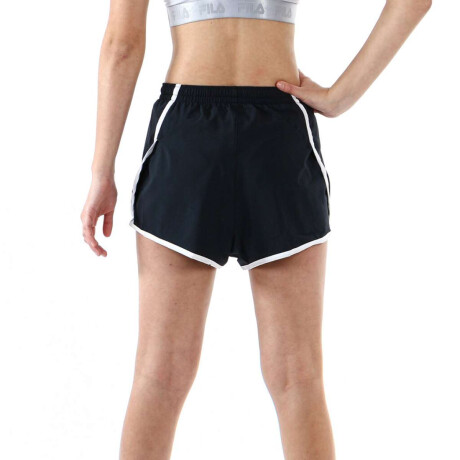Fila Shorts Femenino Double Air Negro-Blanco