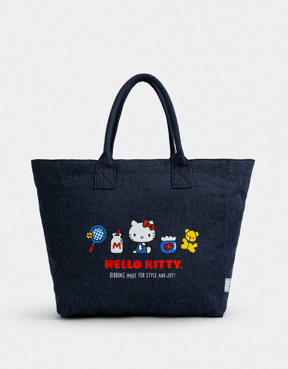 Shopper Denim "hello Kitty" 