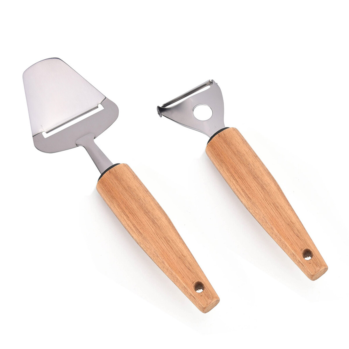 SET X2 PZAS PELADOR MANGO ACACIA L25X7.5CM/L18.5X5CM 