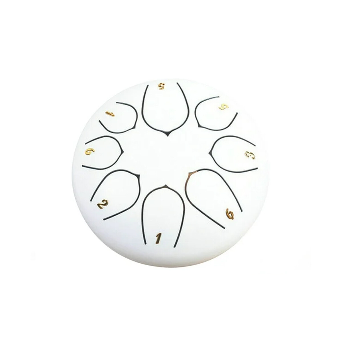 Tambor instrumento musical mediano - Blanco 