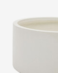 Macetero Aiguablava de cemento blanco Ø 62 cm