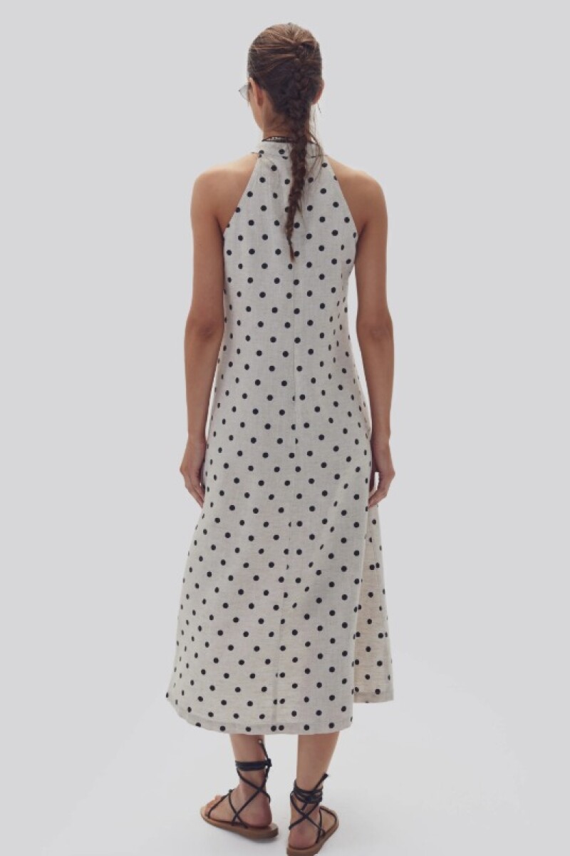 Olivia Linen Dress Natural