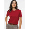 CAMISETA MM FEM VERMELHO ESCURO
