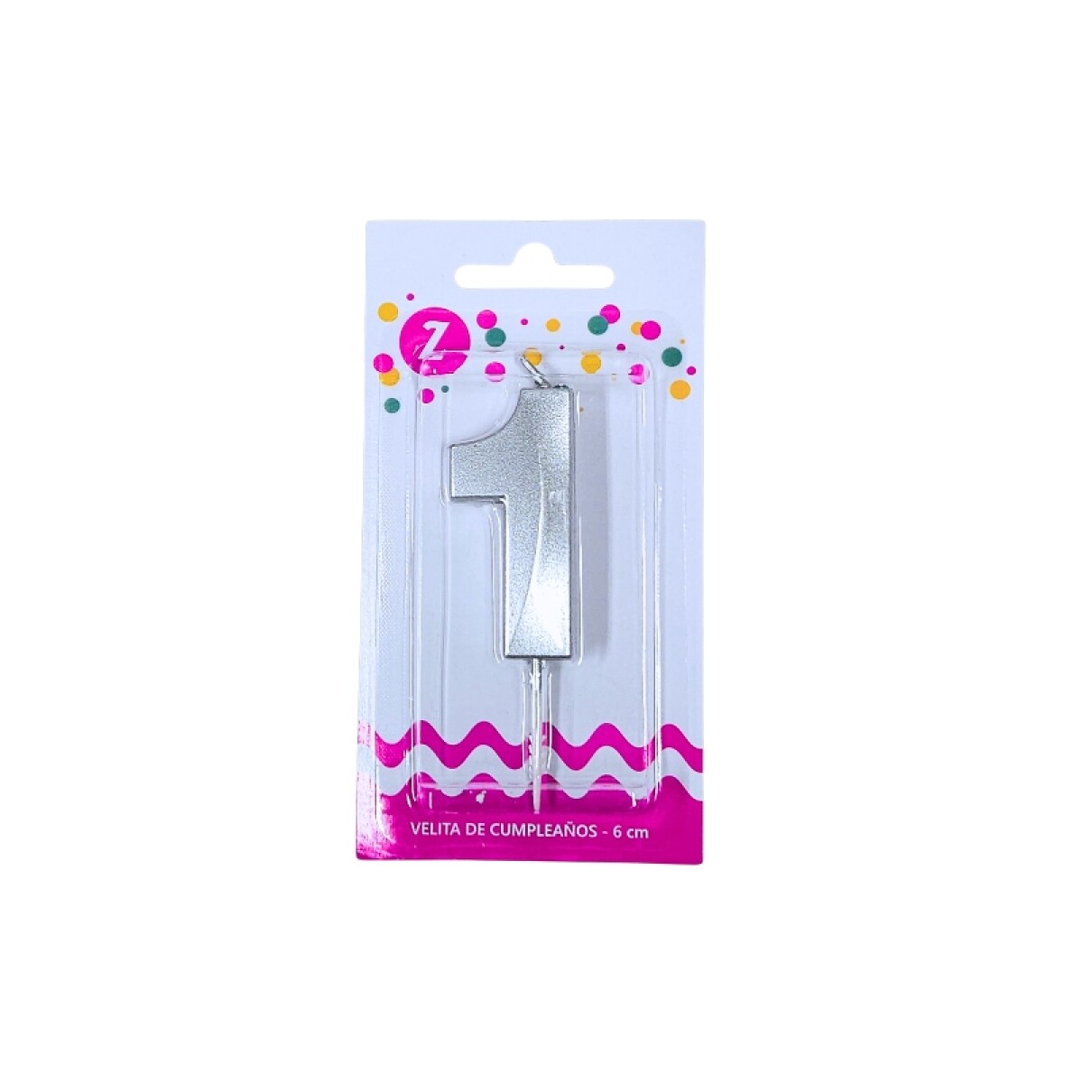 Vela 3D Plata N°1 