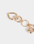 Llavero Metal Llavero Y Charm De Moño Con Dijes - Dorado