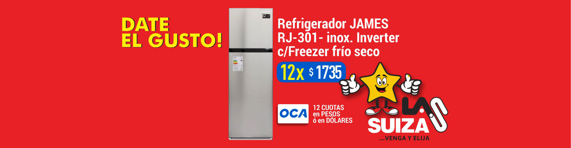 Refrigerador James 301 Inox