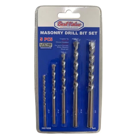 JUEGO MECHAS P/CONCRETO 5PZ Juego Mechas P/concreto 5pz