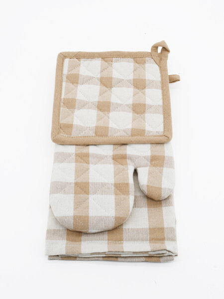 MANOPLA SET X 3 BEIGE