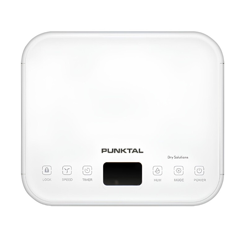 Deshumidificador Punktal 12 Lts Display LED Blanco