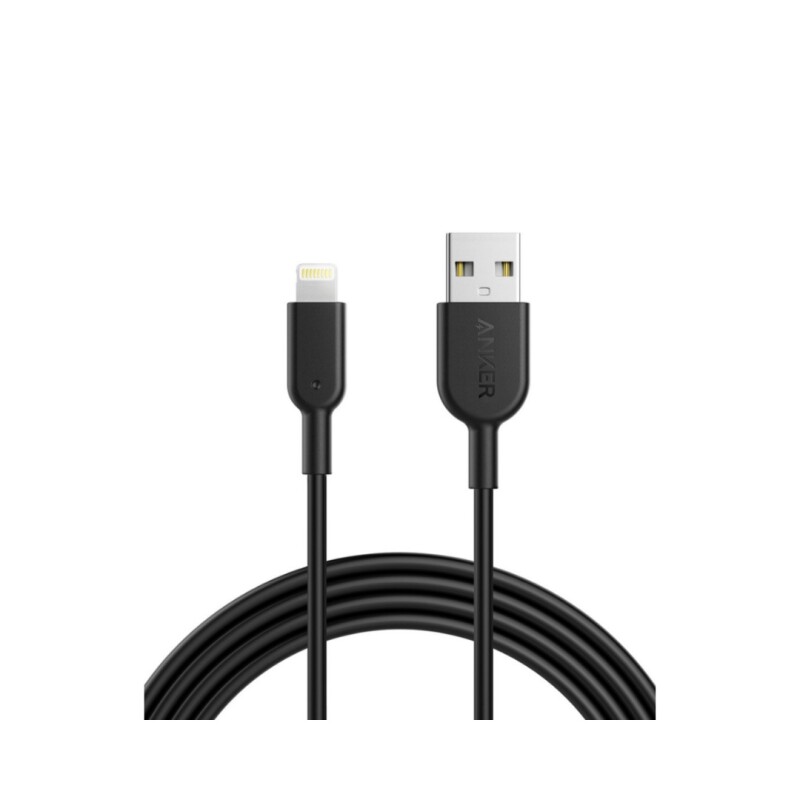 Cable de datos Anker Para Apple USB a Lightning 1mts Gris Cable de datos Anker Para Apple USB a Lightning 1mts Gris