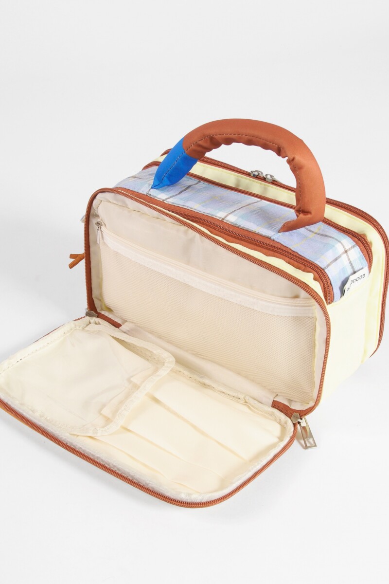 Estuche organizador amarillo