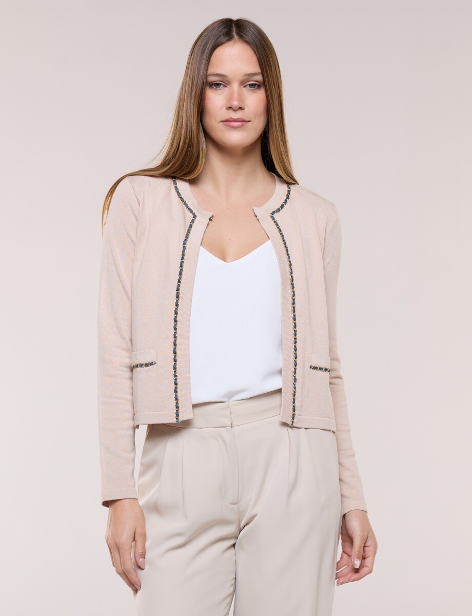 Cardigan Cadena - Beige 