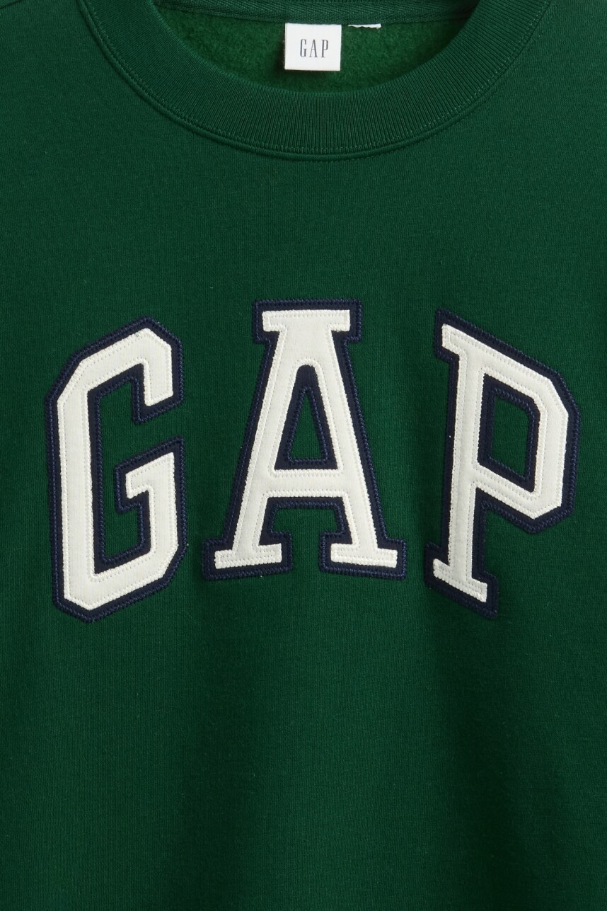 Buzo Deportivo Logo Gap Mujer Evergreen Glamour