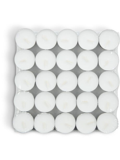 Velas pequeñas REGNER 50 unidades blanco Velas pequeñas REGNER 50 unidades blanco