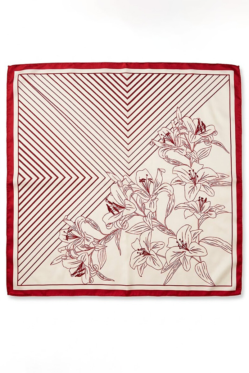 FOULARD RAYAFLOR - ROJO 