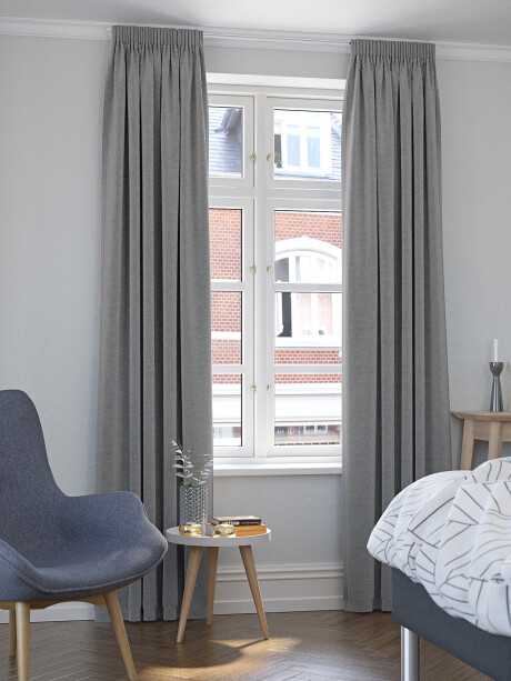 Cortina opaca ALDRA 1x140x300 gris Cortina opaca ALDRA 1x140x300 gris