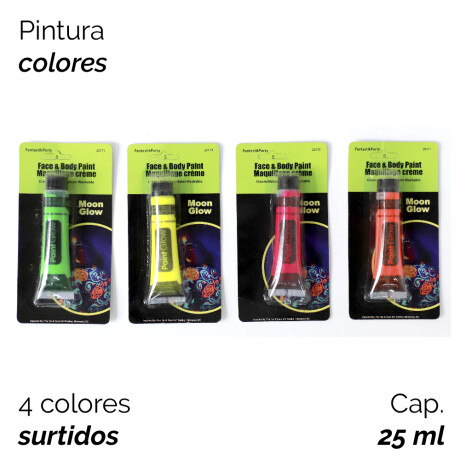 Pintura Colores 25ml 4 Colores Pintura Colores 25ml 4 Colores