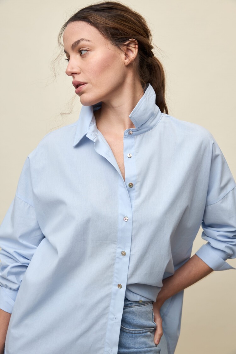 CAMISA ALEKSEI Celeste