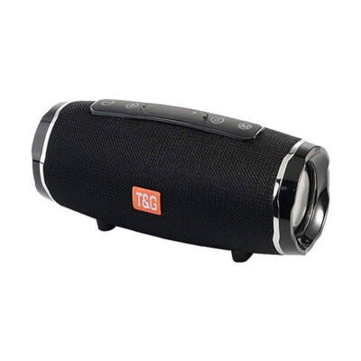 Parlante portátil bluetooth TG145 cilindro simil charge negro Parlante portátil bluetooth TG145 cilindro simil charge negro