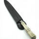 Cuchillo Cabo De Metal Blanco. Hoja 20 Cms De Largo. Cuchillo Cabo De Metal Blanco. Hoja 20 Cms De Largo.