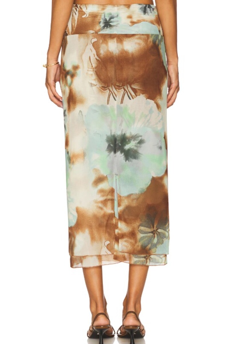 Falda Sunset Mesh Verde