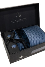 Set Corbata, pañuelo y gemelos DENIM