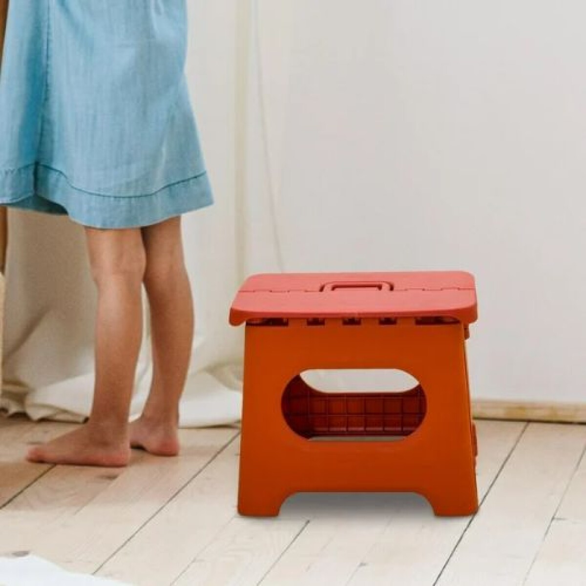 Taburete plegable - Rojo 