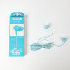 Auriculares con cable in ear L-204 extra bass azul Auriculares con cable in ear L-204 extra bass azul
