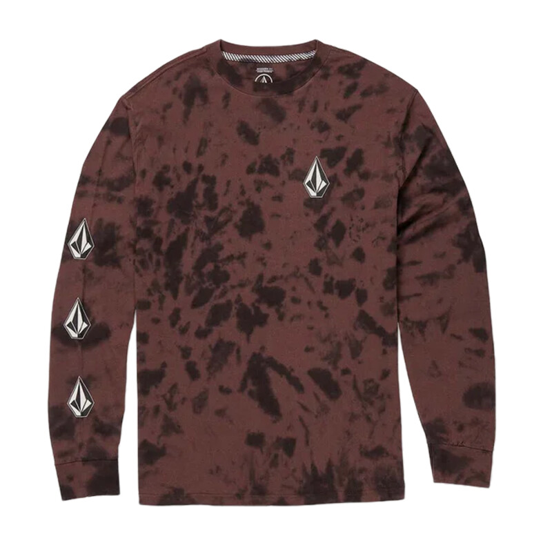 Remera Volcom ABG ICONIC STONE DYE LST - Bordó Remera Volcom ABG ICONIC STONE DYE LST - Bordó