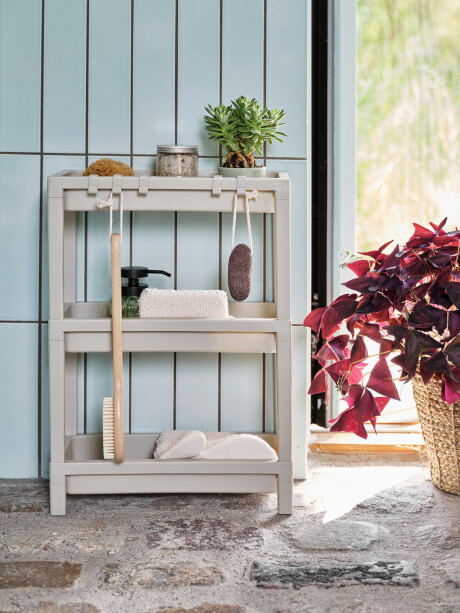 Estantería para baño KAREBY beige Estantería para baño KAREBY beige