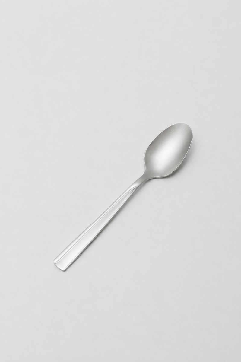 Cuchara Asher Para Café Set 4 Un. Plateado Brillante - Color Unico 