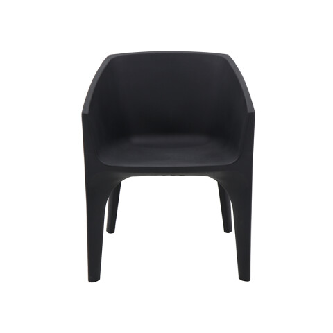 Sillón de polietileno "PACO" grafito -TRAMONTINA TD0700