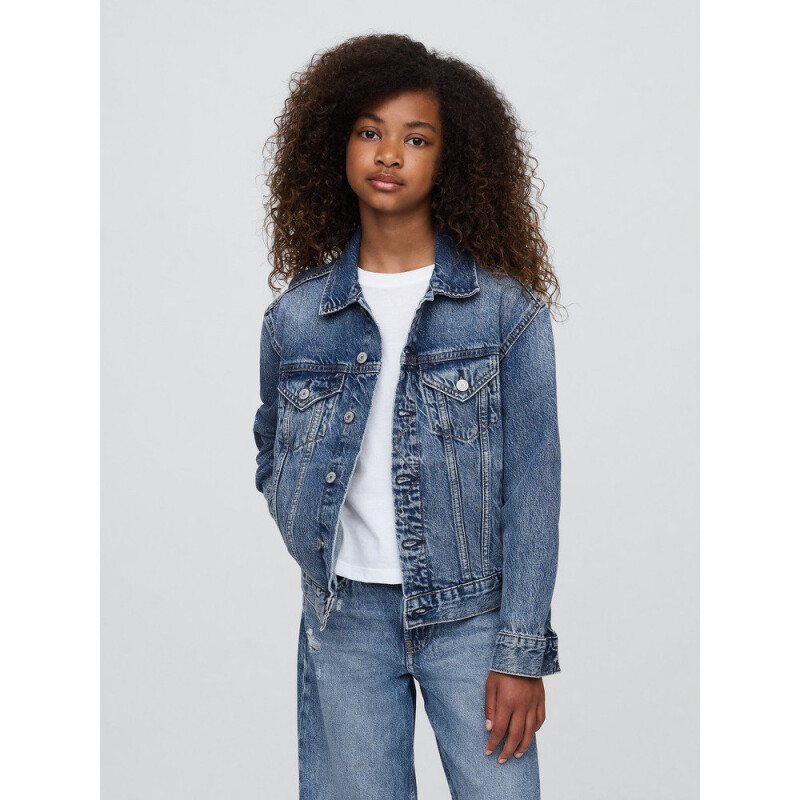 DENIM ICON JACKET MEDIUM WASH