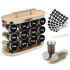 Especiero Para Condimentos Cocina 12 Frascos Organizador Acero Inoxidable Imback Especiero Para Condimentos Cocina 12 Frascos Organizador Acero Inoxidable Imback