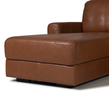Rinconera Como - Cuero Advanced - 2 + Chaise izquierdo Maverick Telha