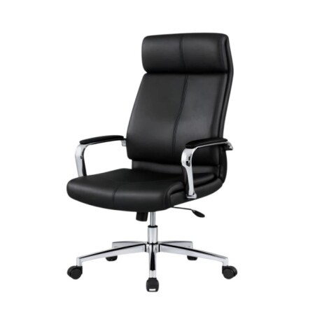 Silla Escritorio Cromada Dell Negro Rt-719 Silla Escritorio Cromada Dell Negro Rt-719
