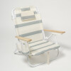 Silla Reposera de playa mochila La Palma Sage Stripe