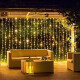 Cortina Led 300 Luces 12 Tira 3x3 Metros 220v Navidad Bodas Cortina Led 300 Luces 12 Tira 3x3 Metros 220v Navidad Bodas