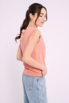 Musculosa estampada Terracota